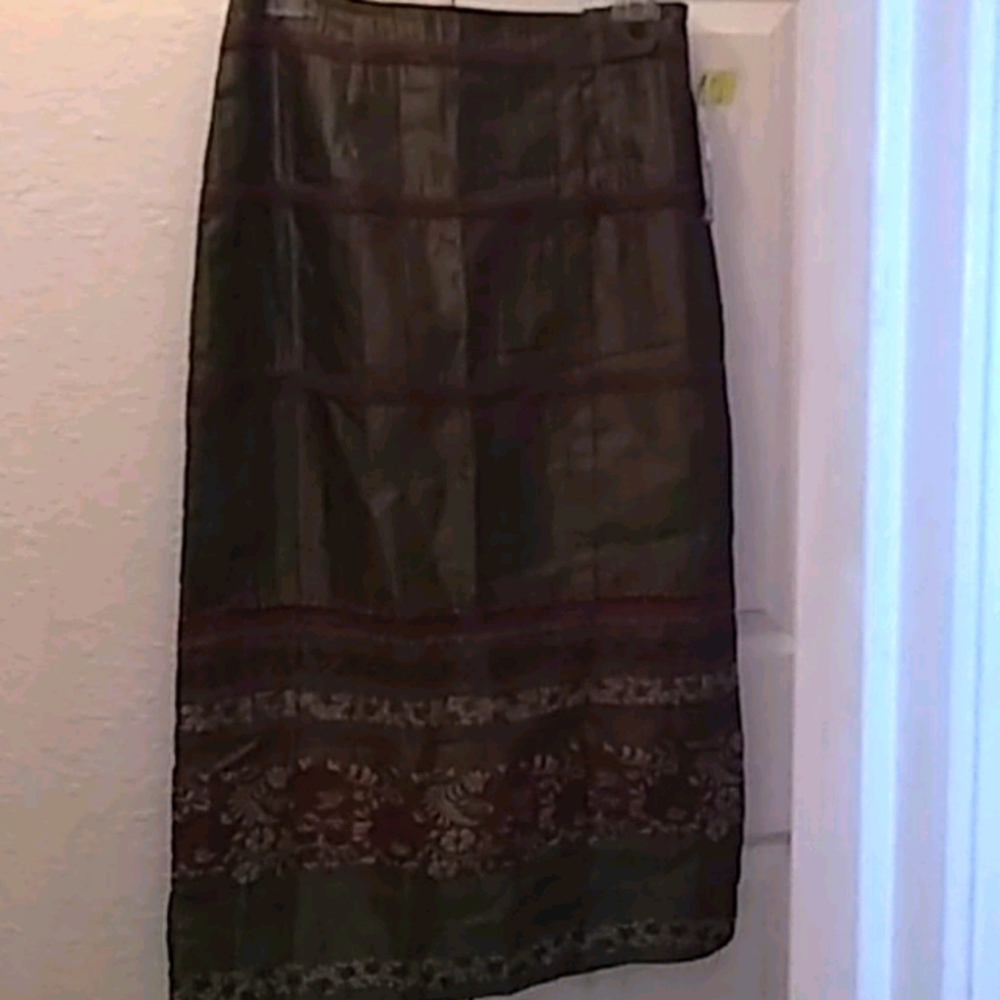Intriguing Threads Embroidered Skirt